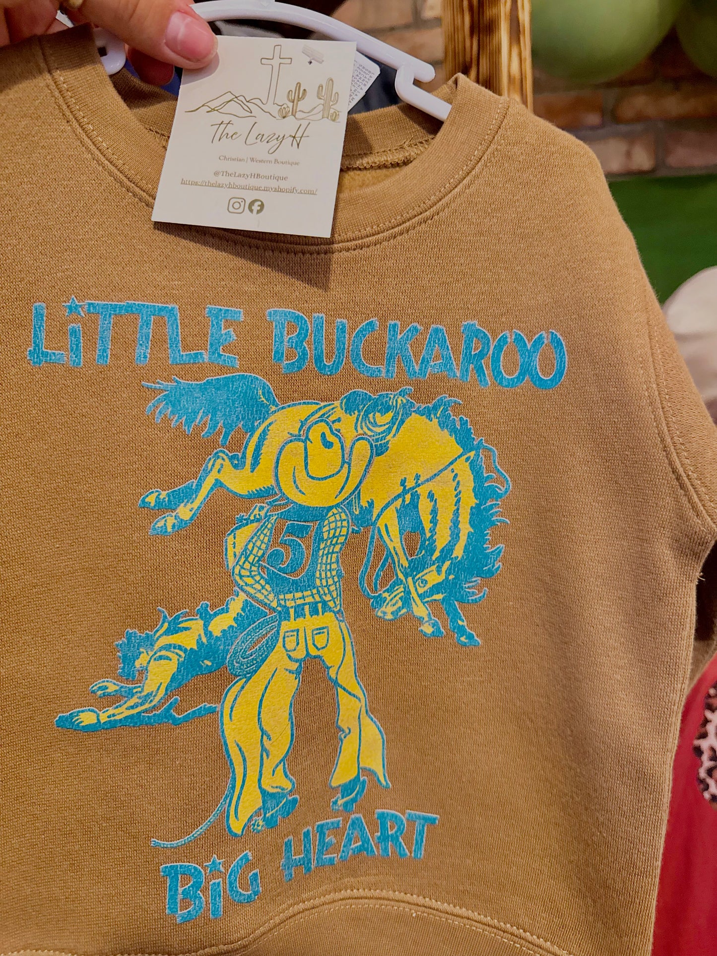 Little Buckaroo Crewneck
