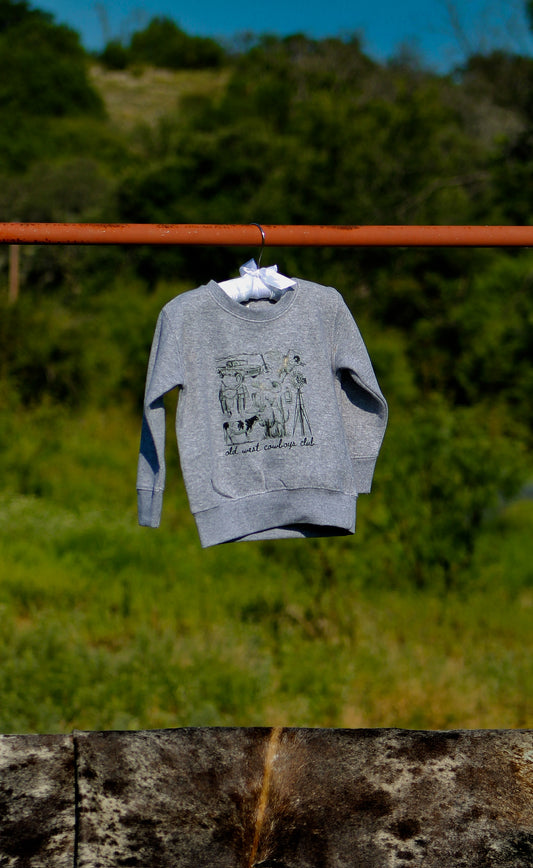 Old West Cowboys Club Toddler Sweatshirt