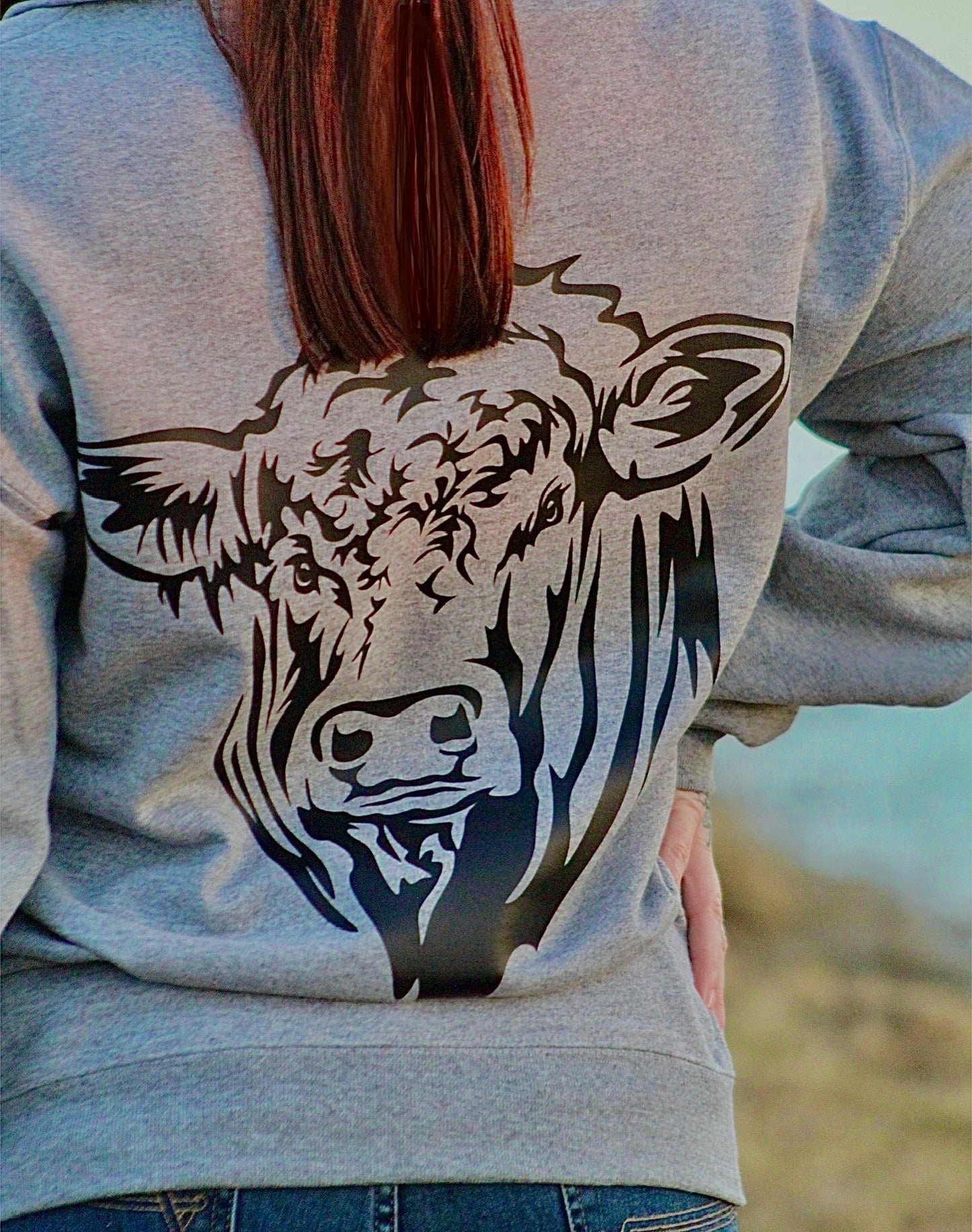 Eat Beef Quarter Zip
