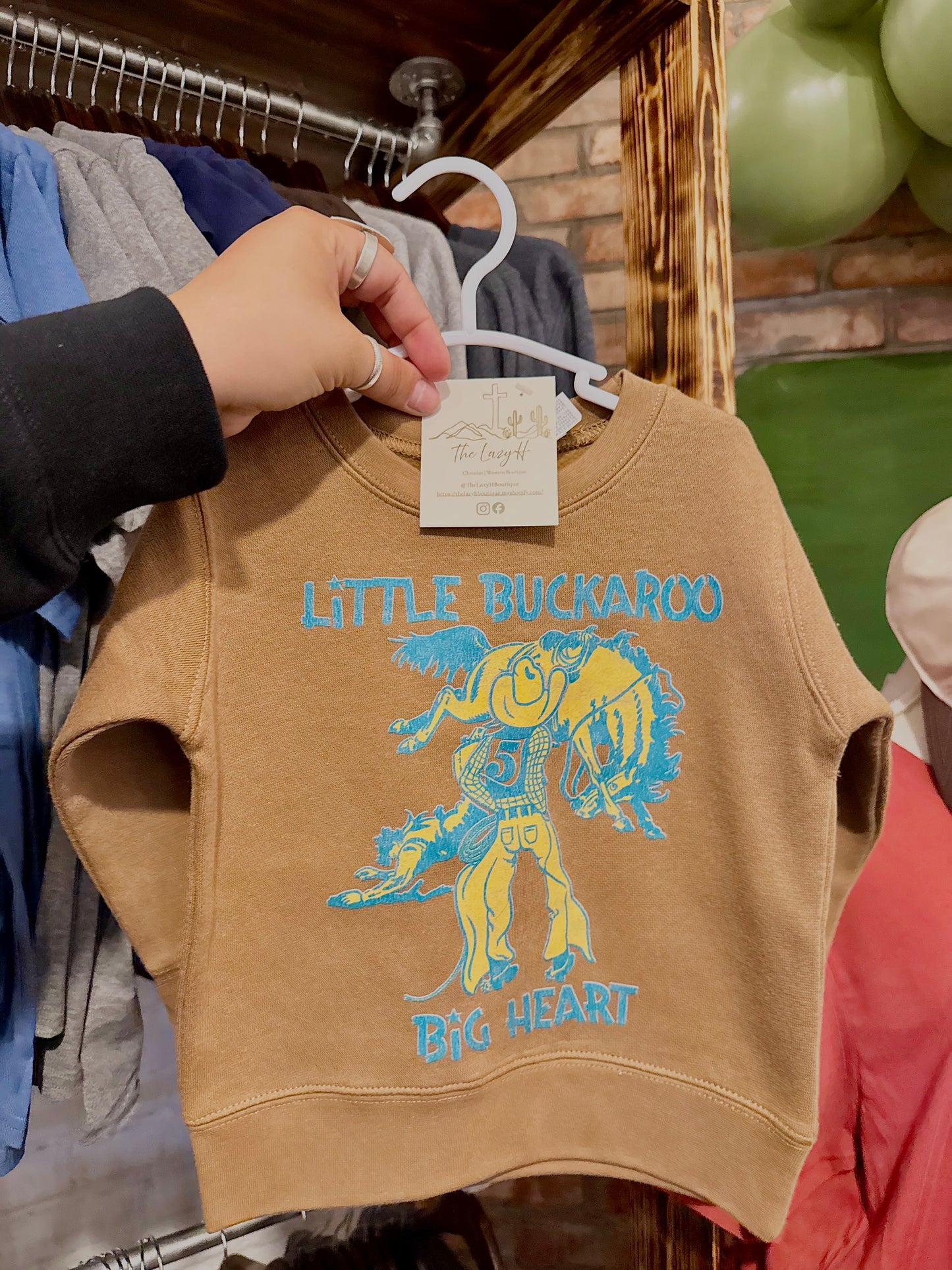 Little Buckaroo Crewneck