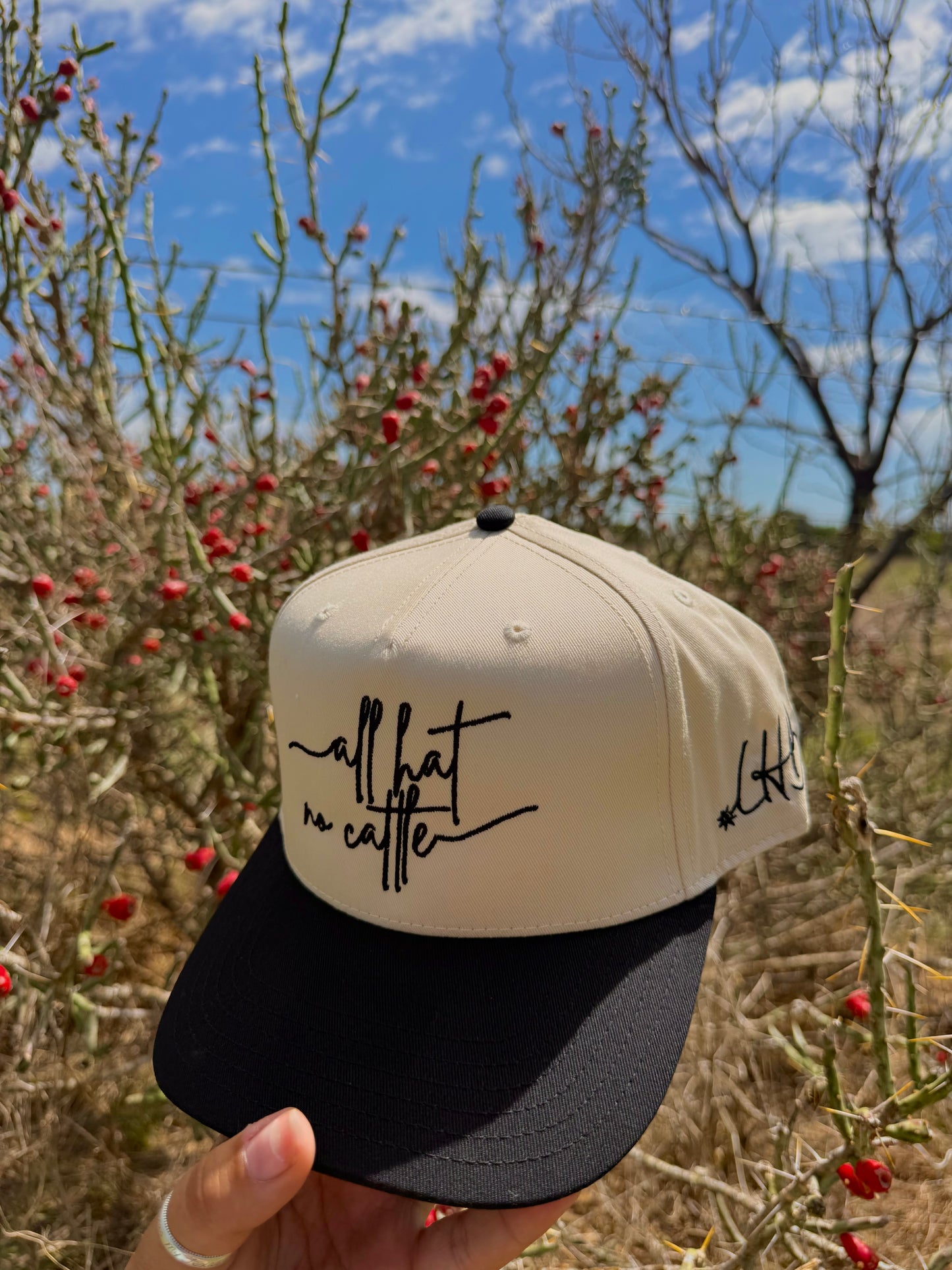 All Hat No Cattle Canvas Trucker Hat