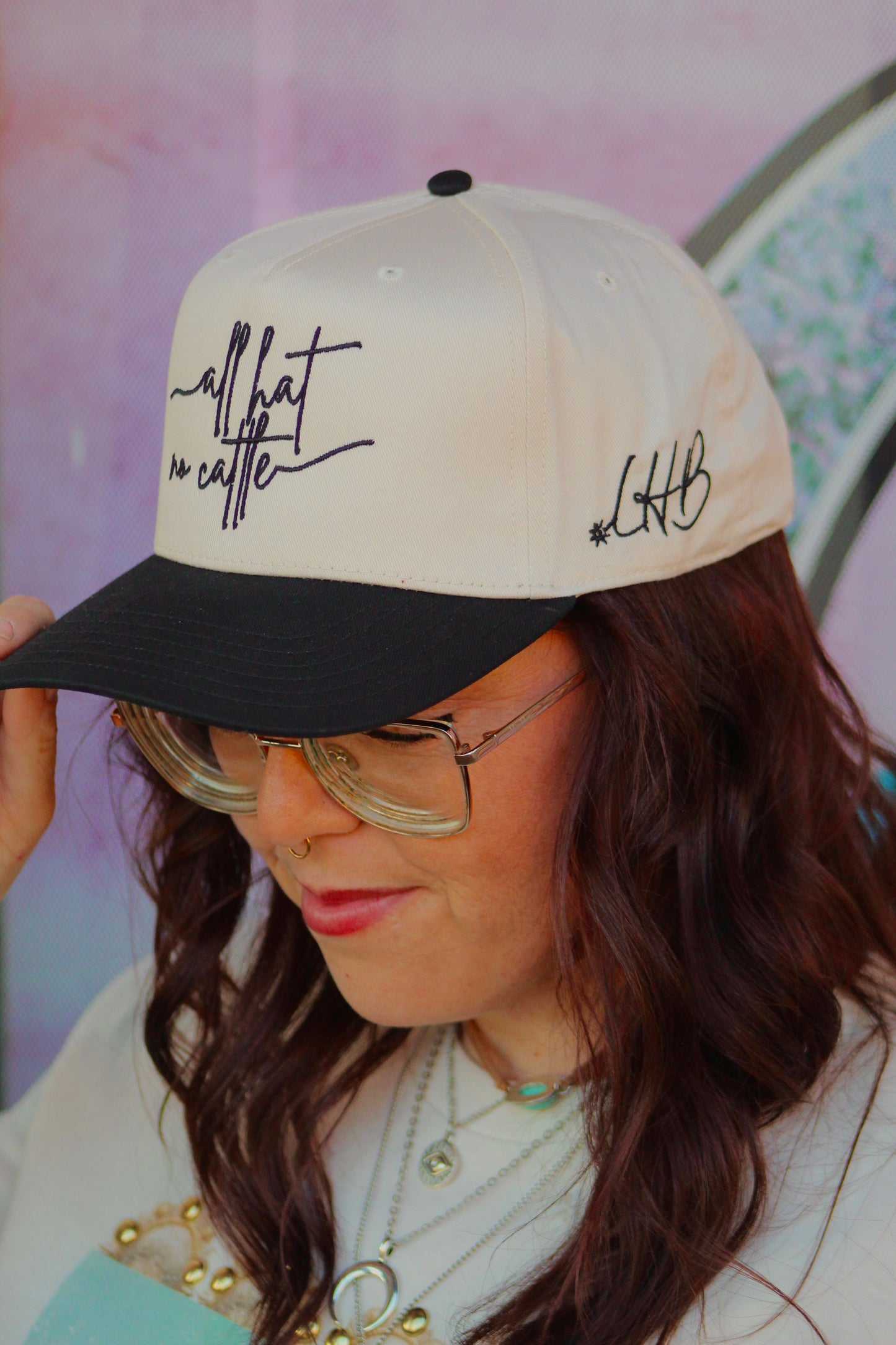 All Hat No Cattle Canvas Trucker Hat