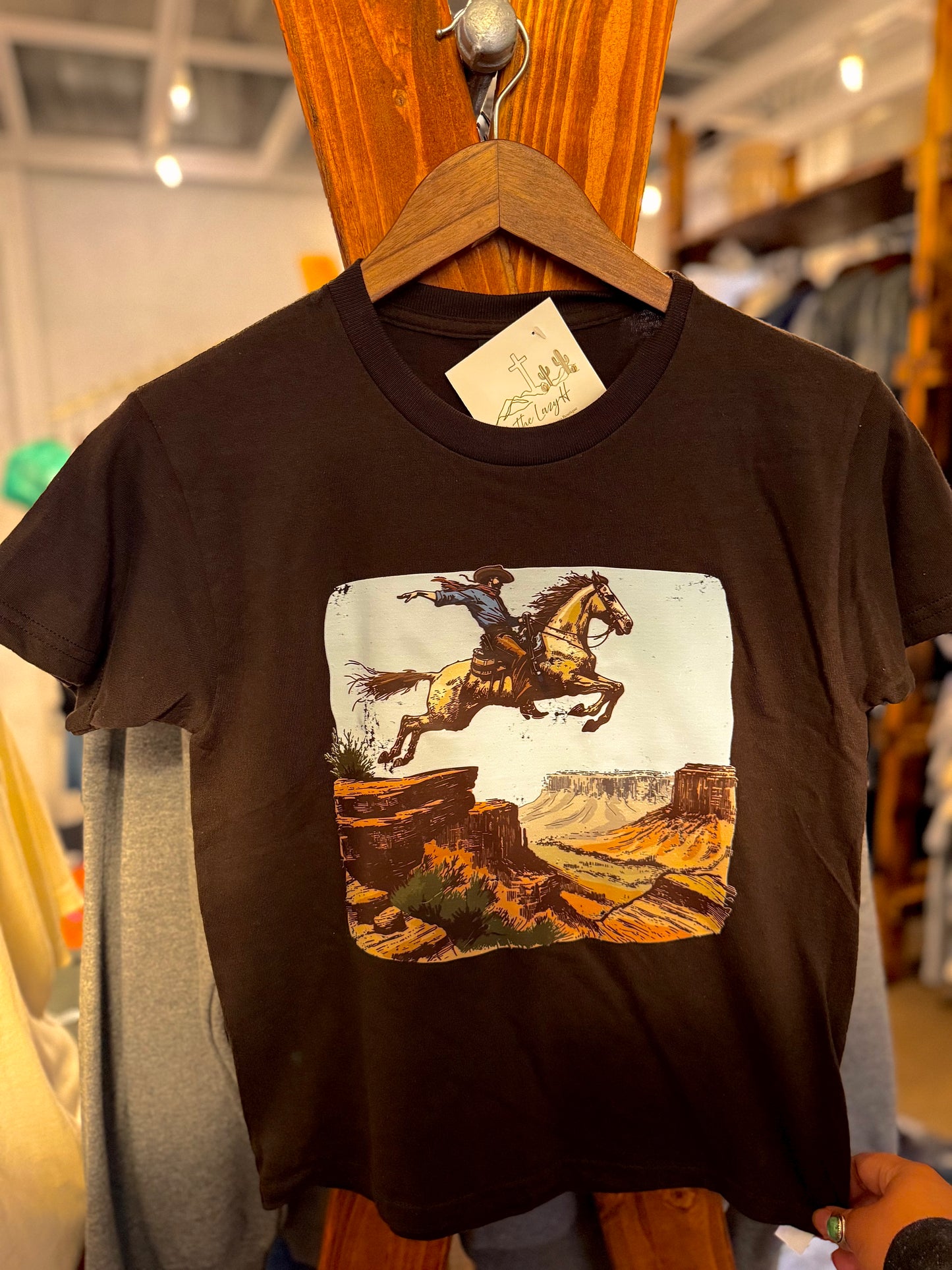 Jumping Cowboy Y Tee