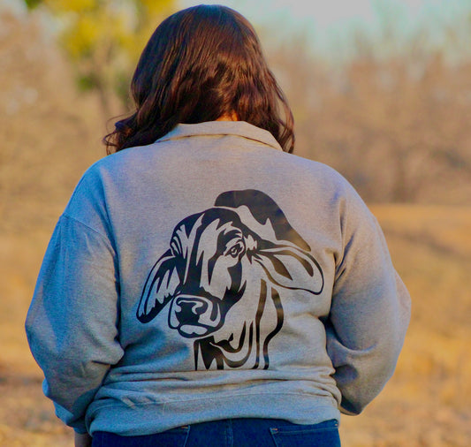 Eat Beef Quarter Zip