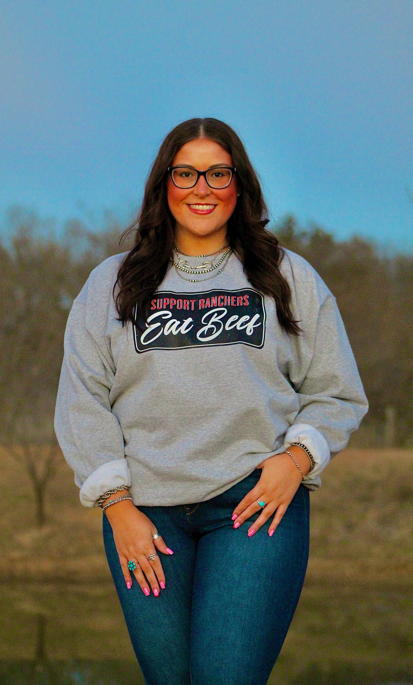 Eat Beef Crewneck