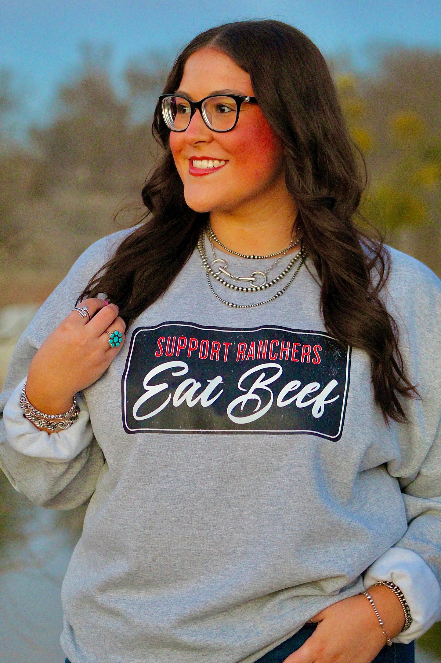 Eat Beef Crewneck