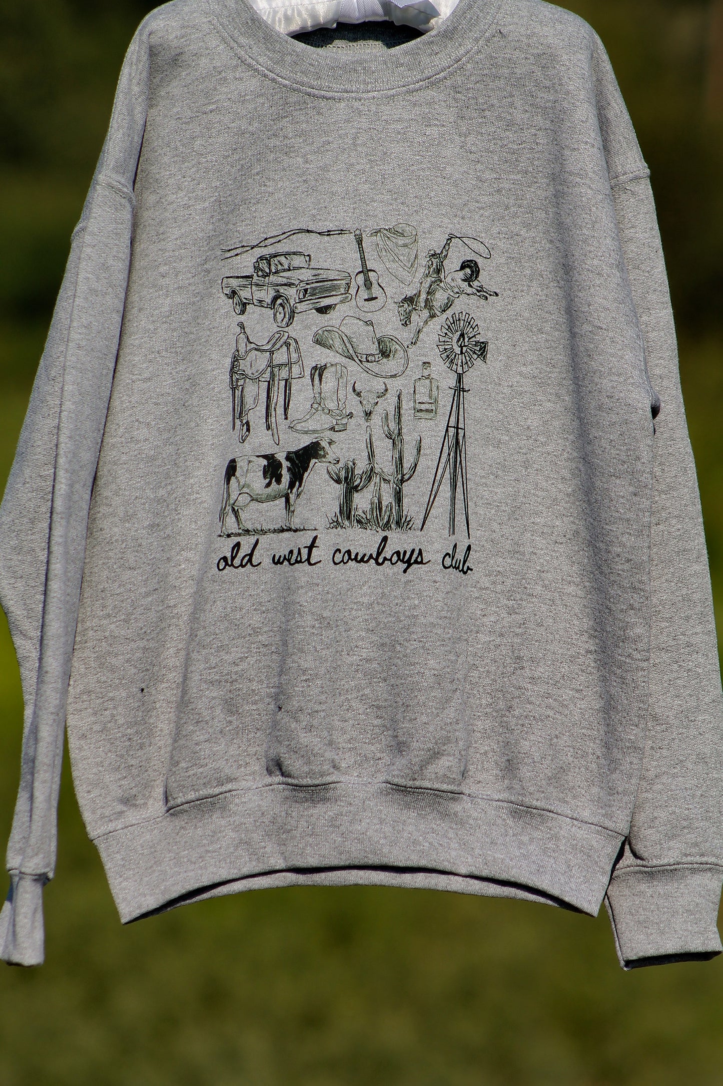 Old West Cowboys Y Crewneck
